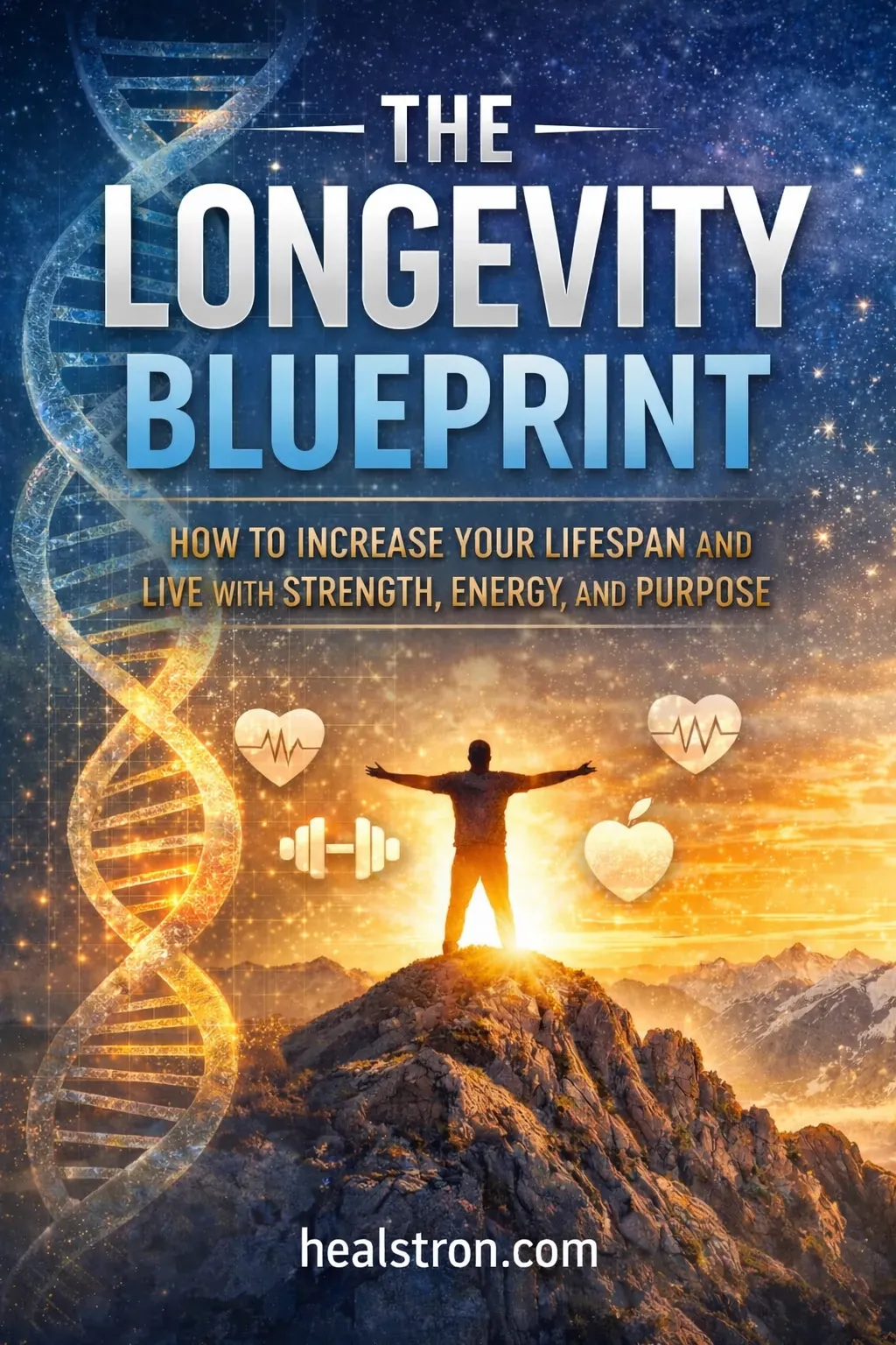 The Longevity Blueprint ebook cover by Healstron